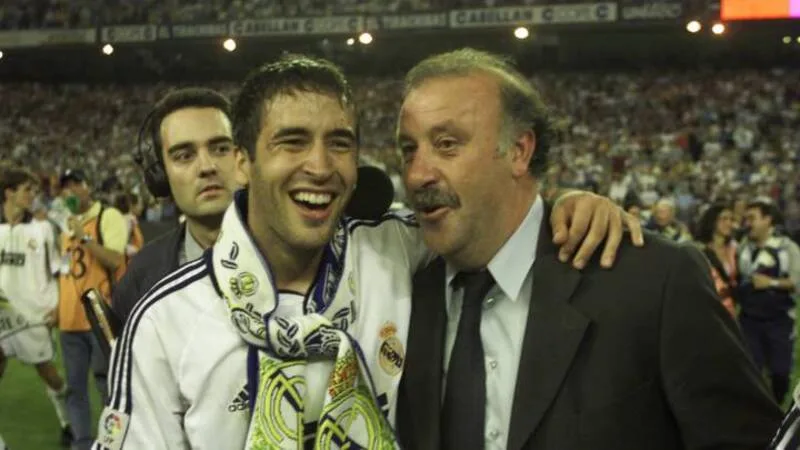 Vicente del Bosque là HLV gắn liền với thời kỳ Galacticos đầu tiên của Real Madrid