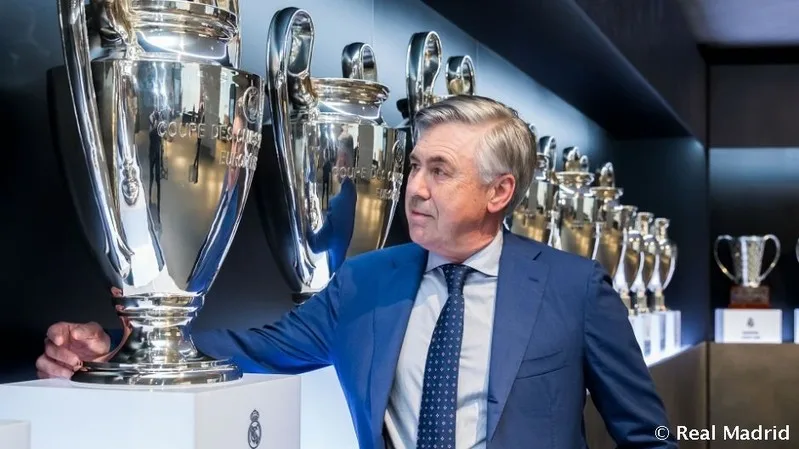Carlo Ancelotti là một trong những huấn luyện viên vĩ đại nhất lịch sử Real Madrid